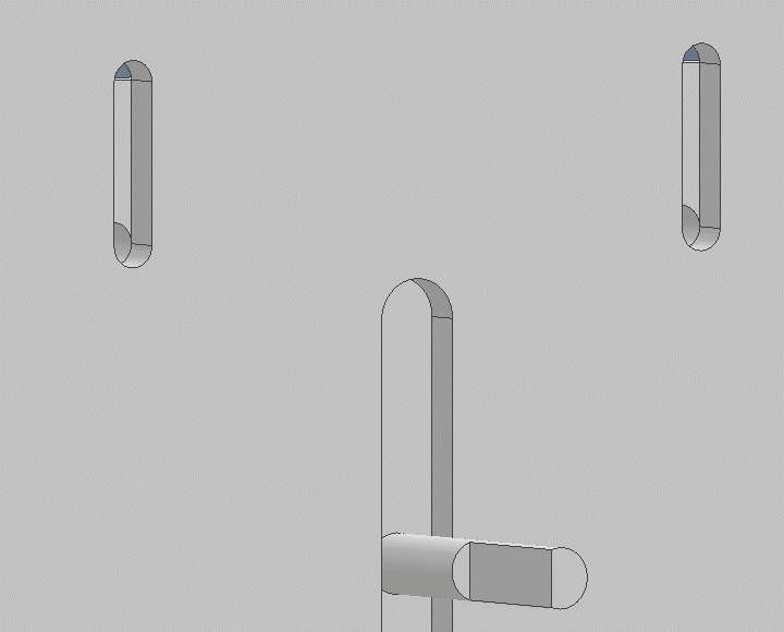 Inventor Centering a Hole in a Slot with the Joint Command
